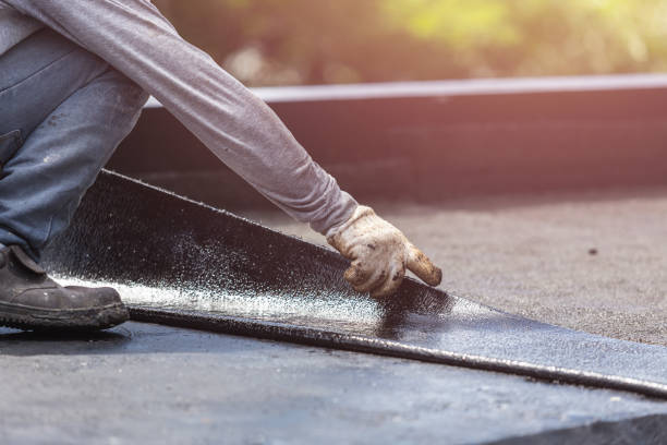 Professional Basement Waterproofing technician working in Grenloch, NJ